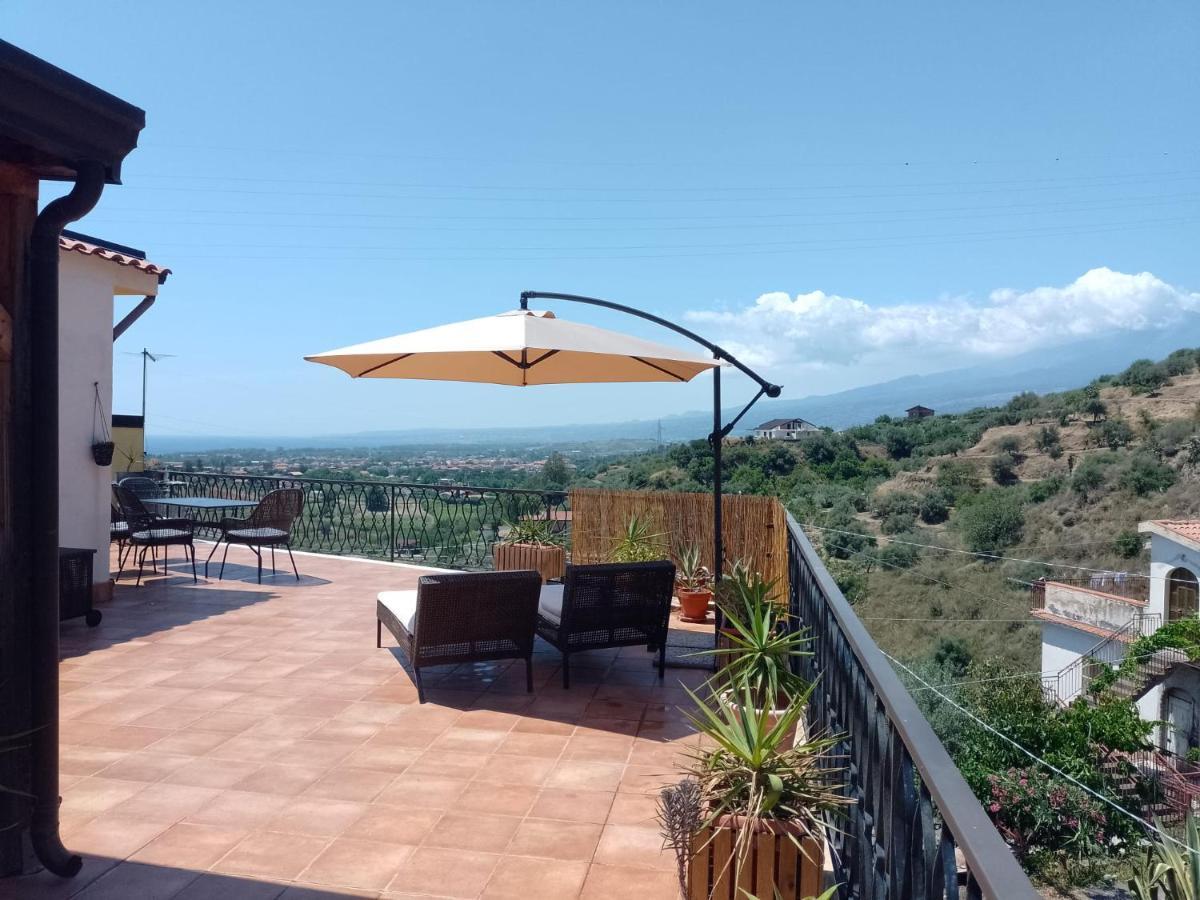 陶尔米纳Flat With Panoramic Terrace And Private Pool Mt5X3公寓 外观 照片
