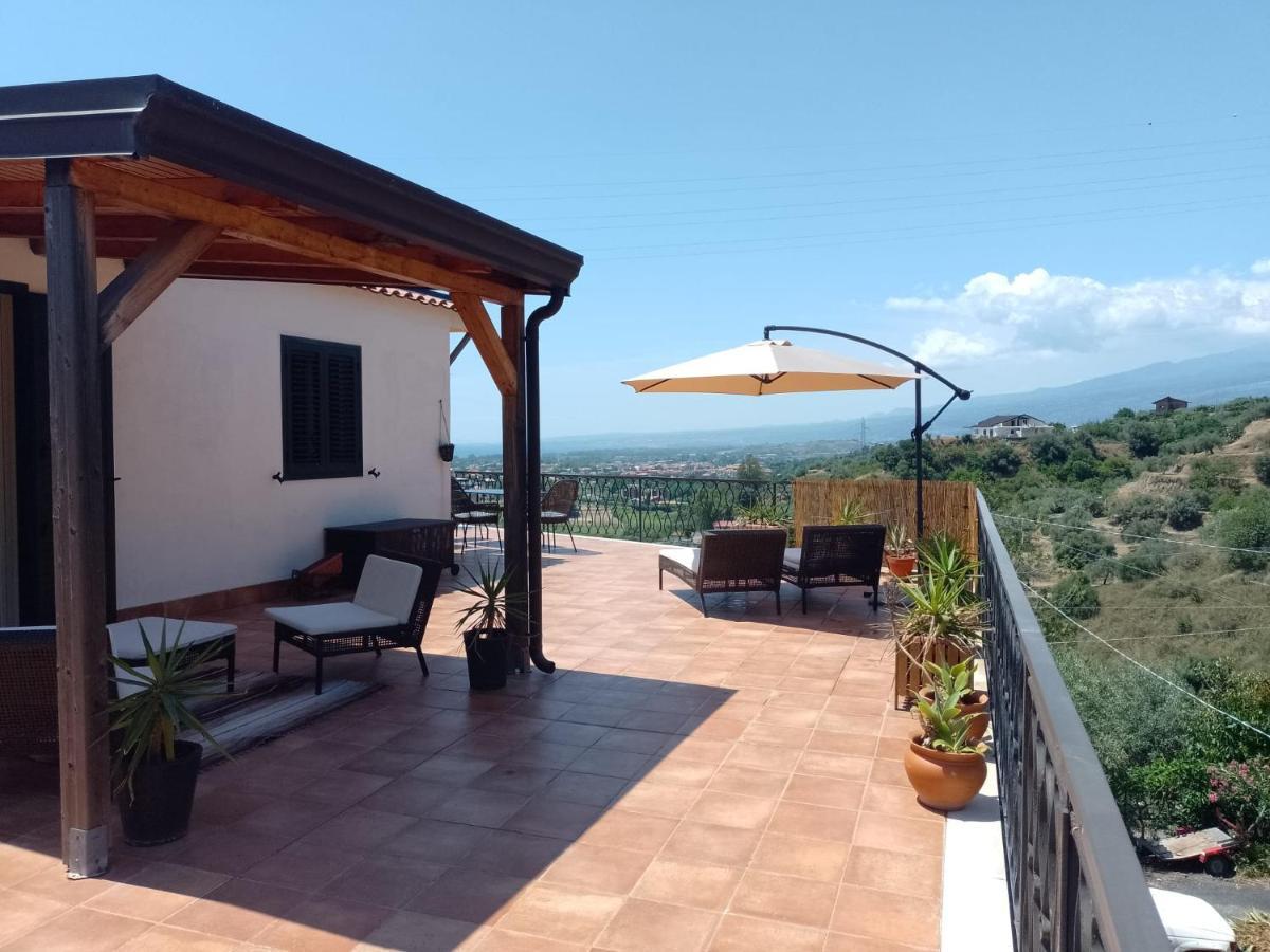陶尔米纳Flat With Panoramic Terrace And Private Pool Mt5X3公寓 外观 照片