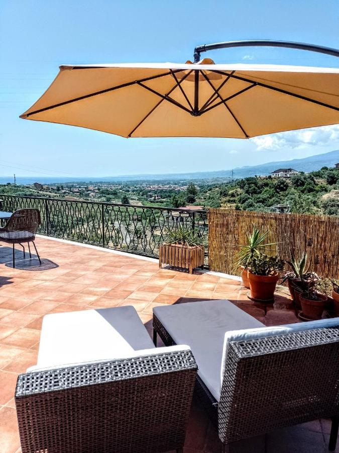 陶尔米纳Flat With Panoramic Terrace And Private Pool Mt5X3公寓 外观 照片